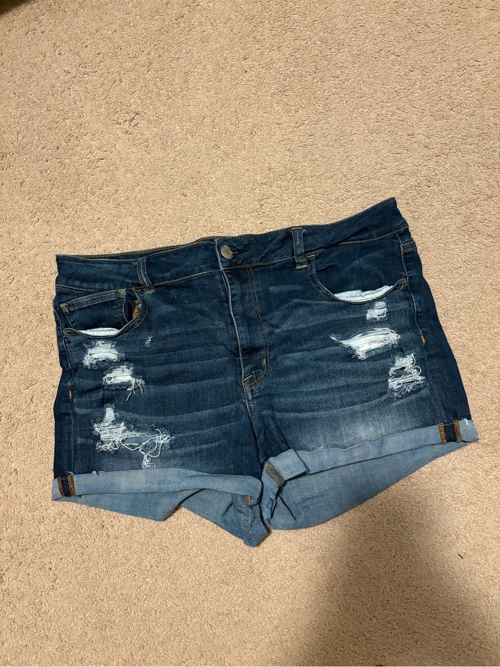 American eagle Dark Wash Denim shorts size 18